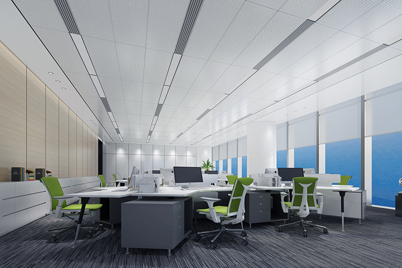 開放式辦公室裝修效果圖片